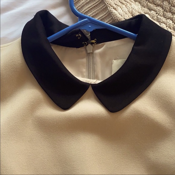 Kate Spade♠️Color Block Crepe Ruffle Sheath Dress - Picture 4 of 4